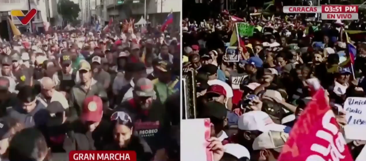 Venezuelci vyšli do ulic. Žádají osvobození uneseného prezidenta a tvrdé potrestání amerických agresorů